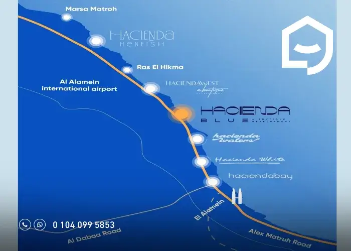hacienda blue north coast location